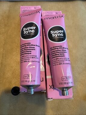Matix Super Sync Semi-Permanent Hair Color Gel - Pink